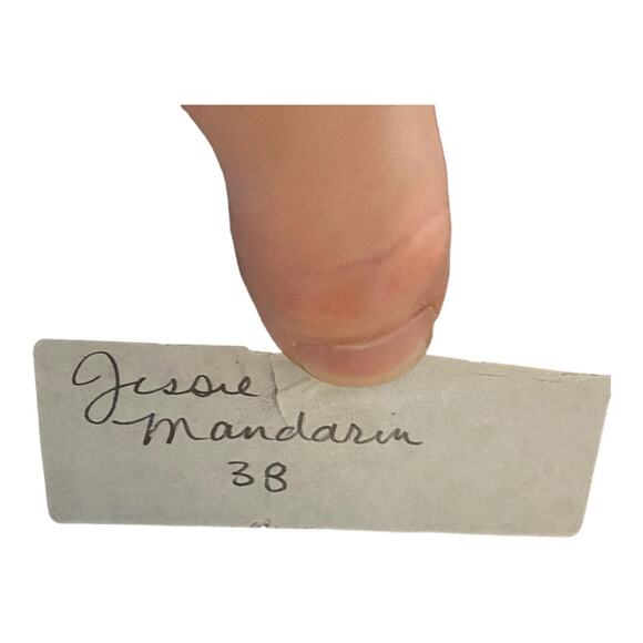 Dromedaris Jessie Leather Wedge Sandal Buckle Strap Open Toe Mandarin Size 38 - Picture 9 of 11